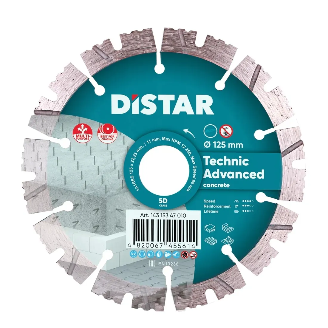 tarcza-diamentowa-distar-technic-advanced-125mm