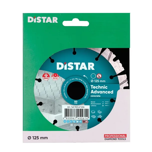 tarcza-diamentowa-distar-technic-advanced-125mm-marka-distar