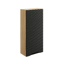 szafka-wiszaca-lazienkowa-35-cm-czarny-mat-dab-frez-front-3d