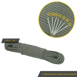 linka-edcx-4mm-paracord-550-dark-gray-30-m