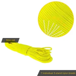 linka-edcx-4mm-paracord-550-sofit-yellow-30-m