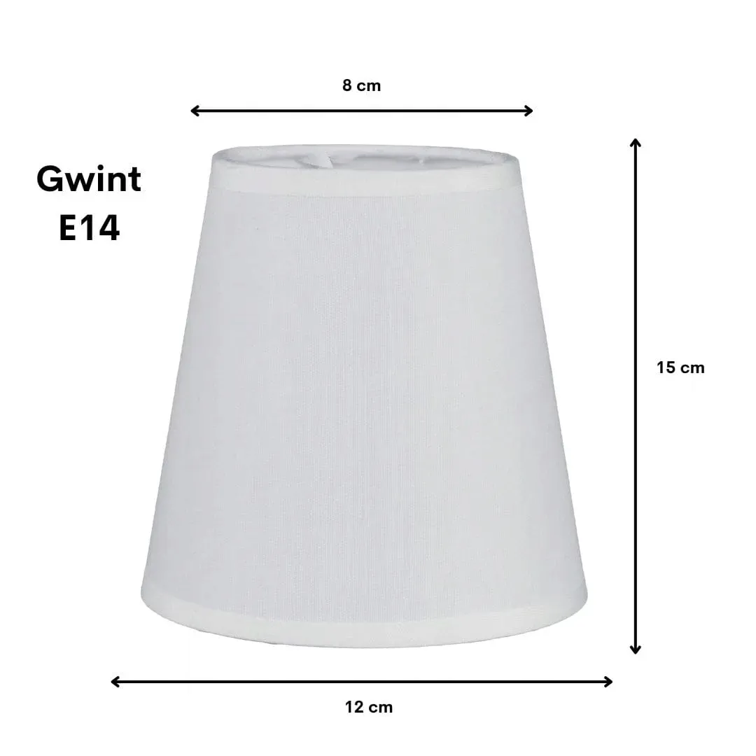 abazur-maly-stozek-bialy-e14-15cm