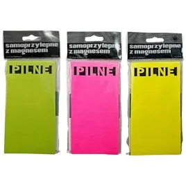 karteczki-samoprzylepne-pilne-z-magnesem-75x150mm-51k-neon-3-sztuki