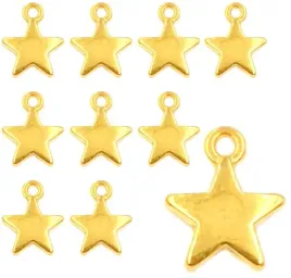 zawieszki-charms-gwiazdki-zawieszka-gwiazda-gwiazdka-gladka-zlota-12mm-12sz