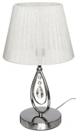 lampka-stolowa-chromowana-z-bialym-plisowanym-abazurem-wenecja