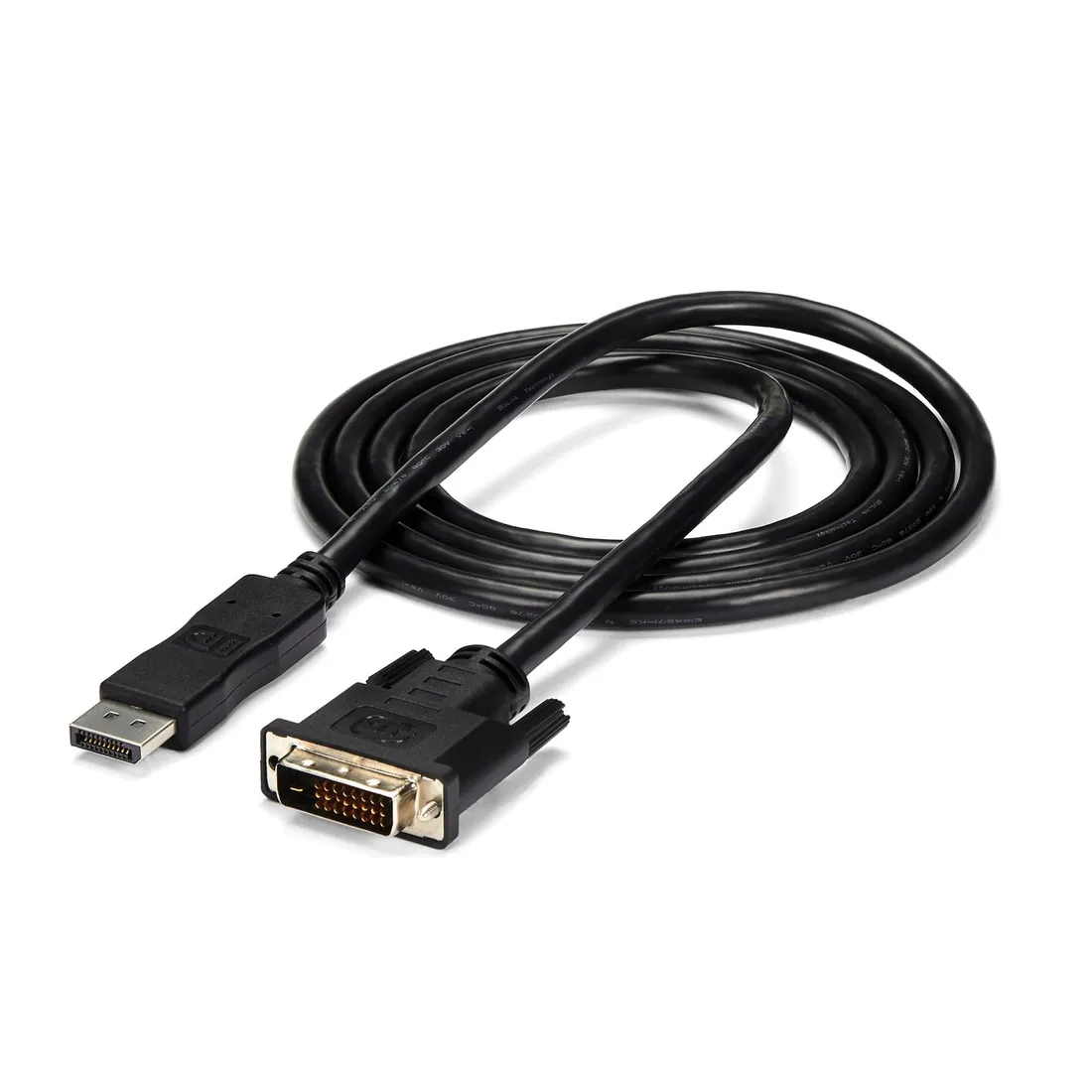 startech-com-dp2dvimm6-adapter-kablowy-18-m-displayport-dvi-d-czarny-stan-nowy