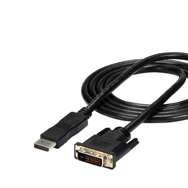 startech-com-dp2dvimm6-adapter-kablowy-18-m-displayport-dvi-d-czarny-kod-producenta-dp2dvimm6-stan-nowy