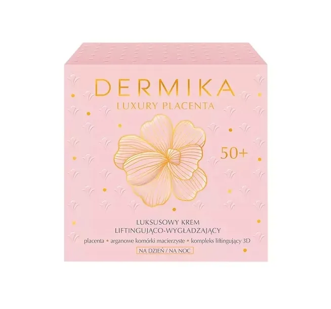 Dermika Luxury Placenta Krem Liftingująco-Wygładzający 50+ 50 ml