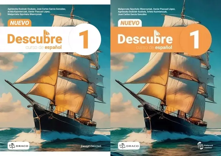 NUEVO Descubre 1 Podręcznik i zeszyt ćwiczeń komplet 2025 DRACO