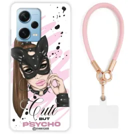 etui-do-xiaomi-redmi-note-12-pro-plus-kobiece-rozowa-skorzana-smycz-wzor