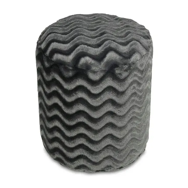 pufa-luxima-45cm-grafitowa-stan-nowy
