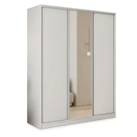 szafa-przesuwna-tari-150-cm-z-lustrem-szuflady-trzydrzwiowa-biala