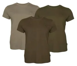 damski-t-shirt-pinewood-3-pack-3447-zielony-braz-mysliwski-khaki-s