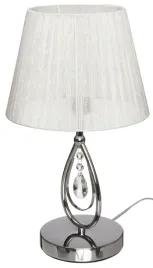 lampka-stolowa-chromowana-z-bialym-plisowanym-abazurem-wenecja