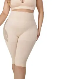 shein-bezowe-legginsy-wyszczuplajace-gladkie-xl-1-b