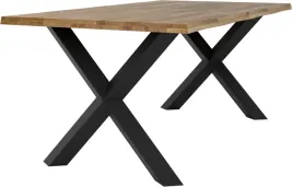 stol-malmo-flow-180cm-dab-olejowany-czarne-nogi