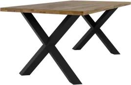 stol-malmo-linear-180cm-dab-olejowany-czarne-nogi