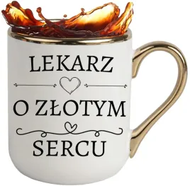 kubek-elegant-bialo-zloty-na-prezent-dla-lekarza-rozne-wzory