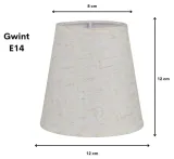 abazur-maly-stozek-len-e14-12cm-stan-nowy