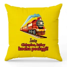 poduszka-zolta-dziecieca-chlopiec-ktory-kocha-pociagi-imie-na-prezent