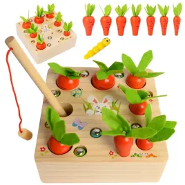 gra-drewniana-montessori-dopasuj-marchewki-i-robaczki-lowienie-rybek-3lata