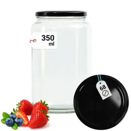 sloik-szklany-350ml-na-przetwory-dzem-miod-owsianke-z-zakretka-metal-68fi