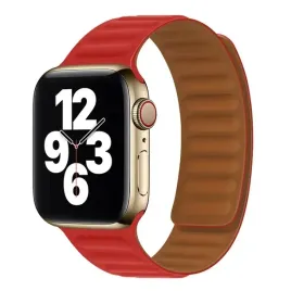 pasek-magnetyczny-do-apple-watch-38-40-41-mm-kolor-czerwony-wytrzymaly-styl
