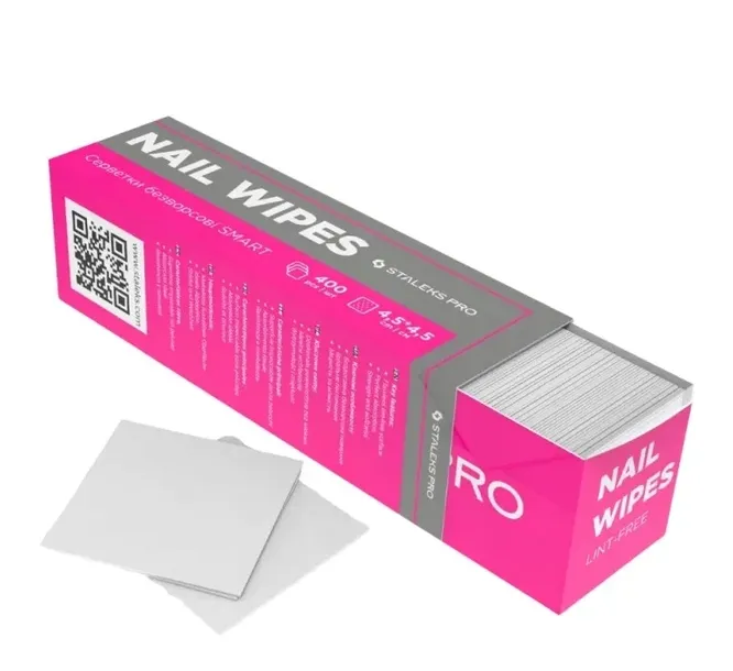 Staleks Waciki Bezpyłowe Do Paznokci SMART 400 szt. WS-400