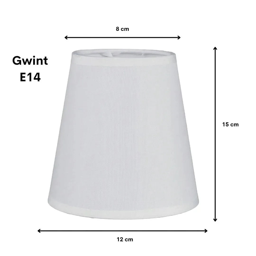 abazur-maly-stozek-bialy-e14-15cm