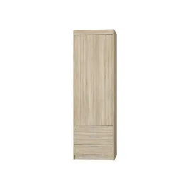 szafa-livio-1d-3s-60-cm-dab-sonoma-waska-z-szufladami-drzwi-uchylne