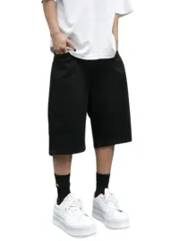 shein-czarne-spodenki-bermudy-jeansowe-meskie-casual-l-1db