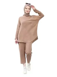 shein-damski-komplet-brzoskwiniowy-spodnie-i-bluzka-xxl-1di