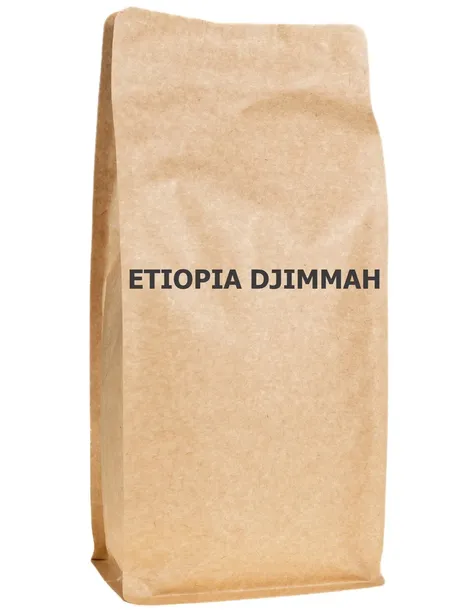 ŚWIEŻO PALONA KAWA ZIARNISTA ETIOPIA DJIMMAH RZEMIEŚLNICZA 100% ARABICA 1KG