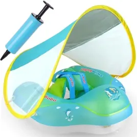 dmuchane-kolo-do-plywania-ponton-dla-dzieci-z-daszkiem-i-pompka-niebieski