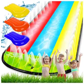 potrojny-slizg-wodny-475x202cm-z-fontanna-3-deski-zjezdzalnia-ogrodowa-pvc