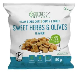 chipsy-proteinowe-z-bobu-o-smaku-slodkich-ziol-i-oliwek-50-g-greenergy