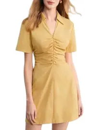 shein-sukienka-zolta-prosta-mini-casual-36-lhl