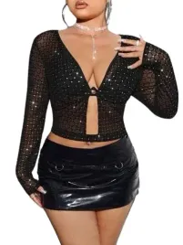 shein-plus-size-bluzka-damska-czarna-wzor-46-lwu
