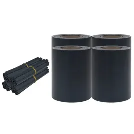 vidaxl-oslony-na-ogrodzenie-4-szt-pvc-35x019-m-ciemnoszare-mat