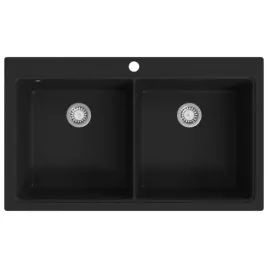 vidaxl-zlew-kuchenny-granitowy-dwukomorowy-czarny