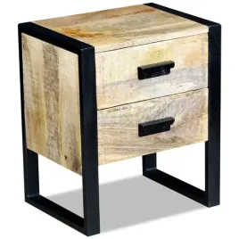 vidaxl-stolik-boczny-z-2-szufladami-drewno-mango-43x33x51-cm