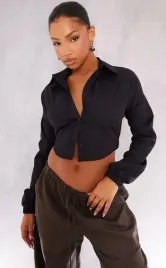 prettylittlething-koszula-czarna-krotka-38-ekw