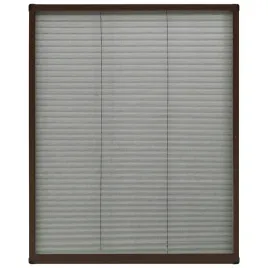 vidaxl-plisowana-moskitiera-okienna-aluminium-brazowa-80x100-cm