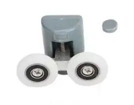 rolka-podwojna-gorna-27mm-do-drzwi-kabiny-prysznicowej-prowadnica-zaslepka