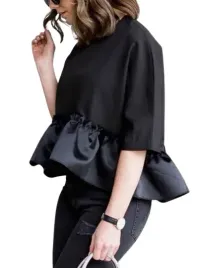 shein-damska-bluzka-czarna-gladka-z-falbana-m-1dj