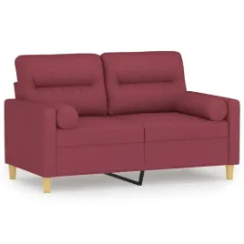 vidaxl-2-osobowa-sofa-z-poduszkami-winna-czerwien-120-cm-tkanina
