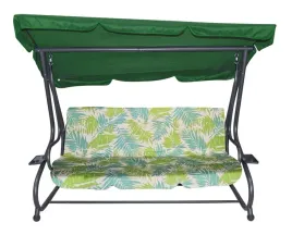 hustawka-ogrodowa-siedzisko-textylina-2x1-wzor-liscie-palmy