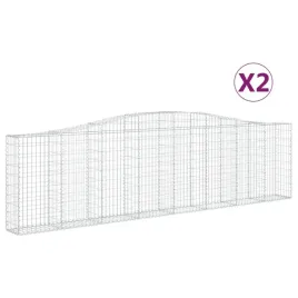 vidaxl-kosze-gabionowe-2-szt-400x30x100-120-cm-galwanizowane-zelazo