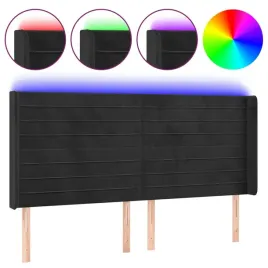 vidaxl-zaglowek-do-lozka-z-led-czarny-203x16x118-128-cm-aksamit