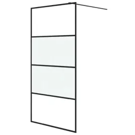 vidaxl-scianka-prysznicowa-czarna-100x195-cm-polmrozone-szklo-esg